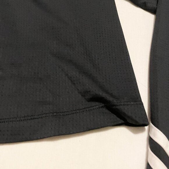 Adidas Shirt Long Sleeve Quarter Zip Youth Kids Size Large - Picture 15 of 16